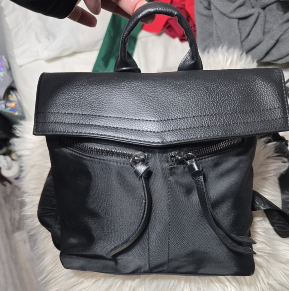 Botkier New York Trigger Mini Handbag Purse Black Polyester Backpack NWT main image 13